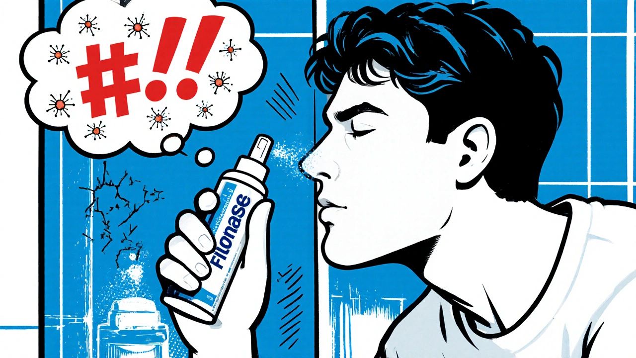 Flonase (fluticasone) vs alternatives : comparatif efficacité, prix et effets