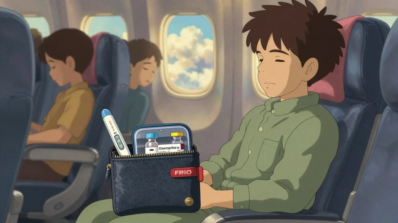 Comment stocker l'insuline et les biologiques pendant de longs vols
