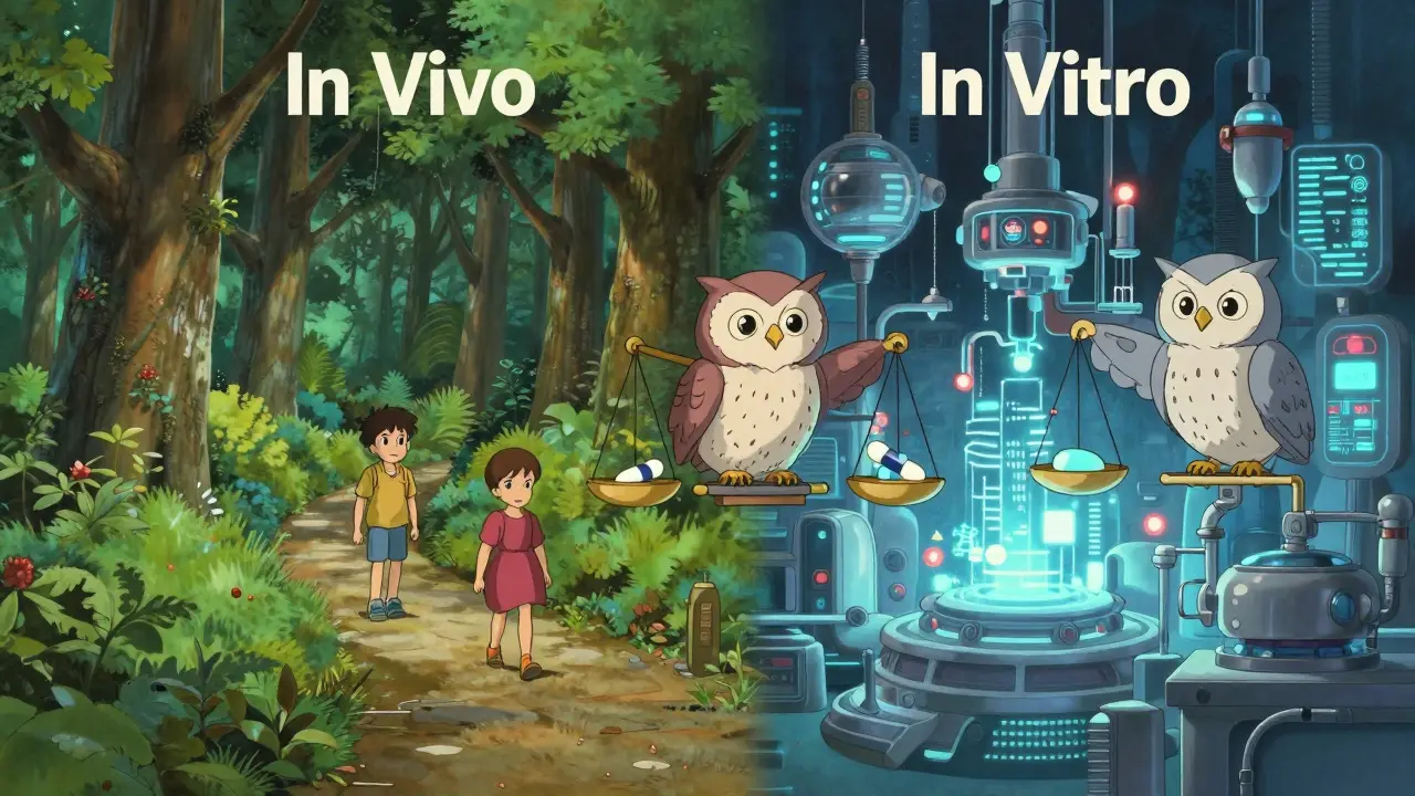 Deux chemins symboliques : une forêt et une ville lumineuse, équilibrés par une chouette sage.