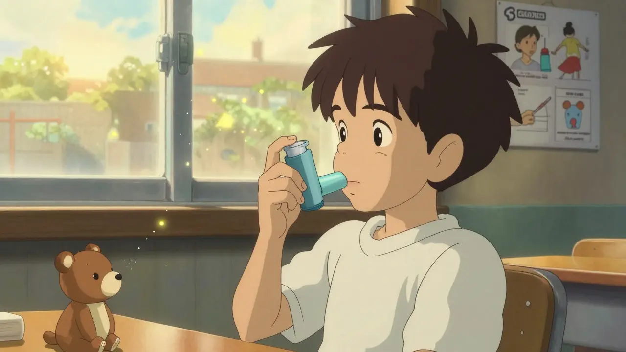 Asthme chez les enfants : utilisation des espacers, écoles et plans de soins