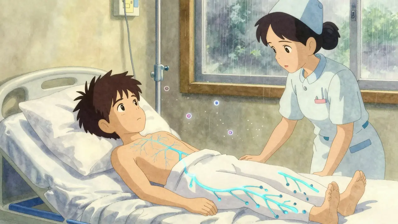 Syndrome de Guillain-Barré : Faiblesse Aiguë et Traitement par IGIV