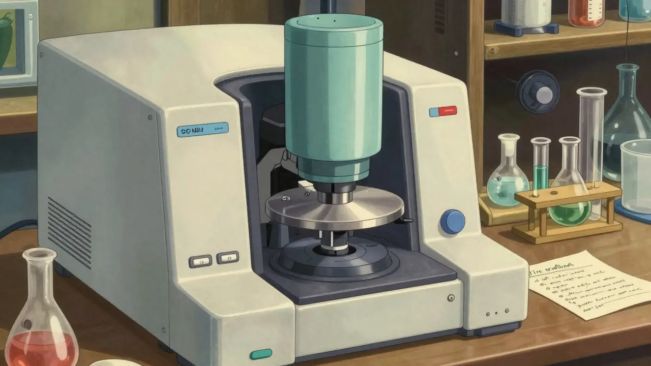 Appareil de spectrométrie de masse dans un laboratoire détaillé et accueillant.